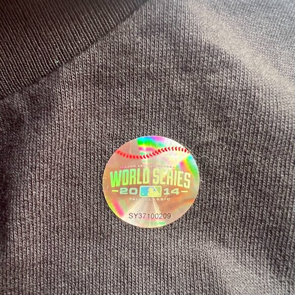 San Francisco Giants 2014 Kiss the Ring Black t-shirt NWOT - Picture 5 of 7